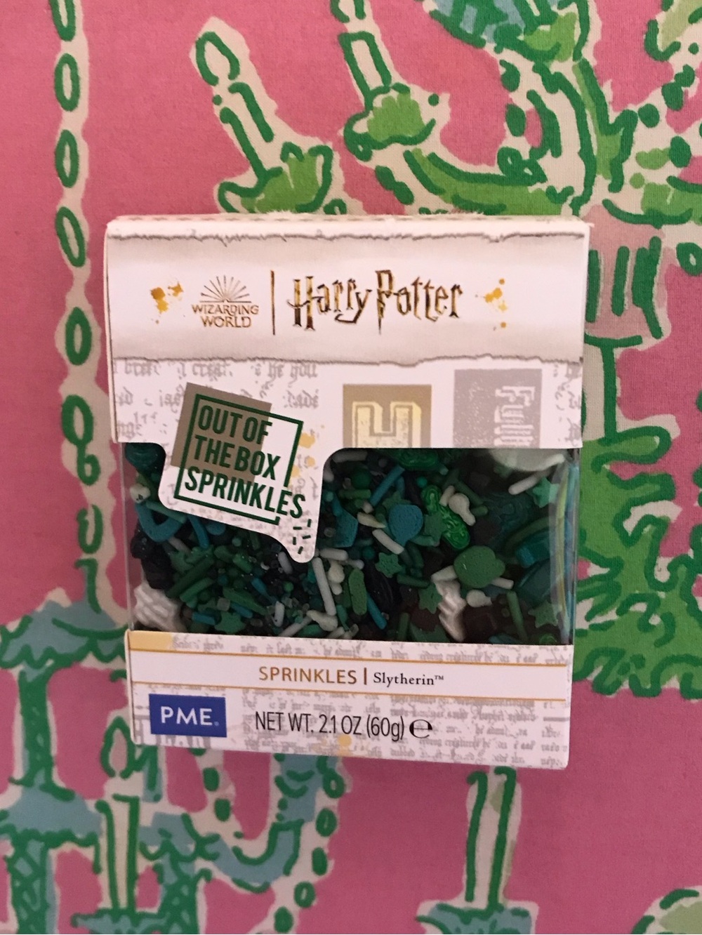 Harry Potter Slytherin Green Sprinkle Mix 2.1 oz